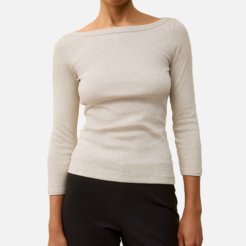 Steffi Tee Heather Grey