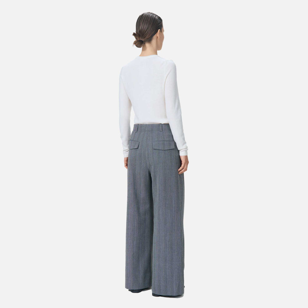 Stella Pants Charcoal Weave