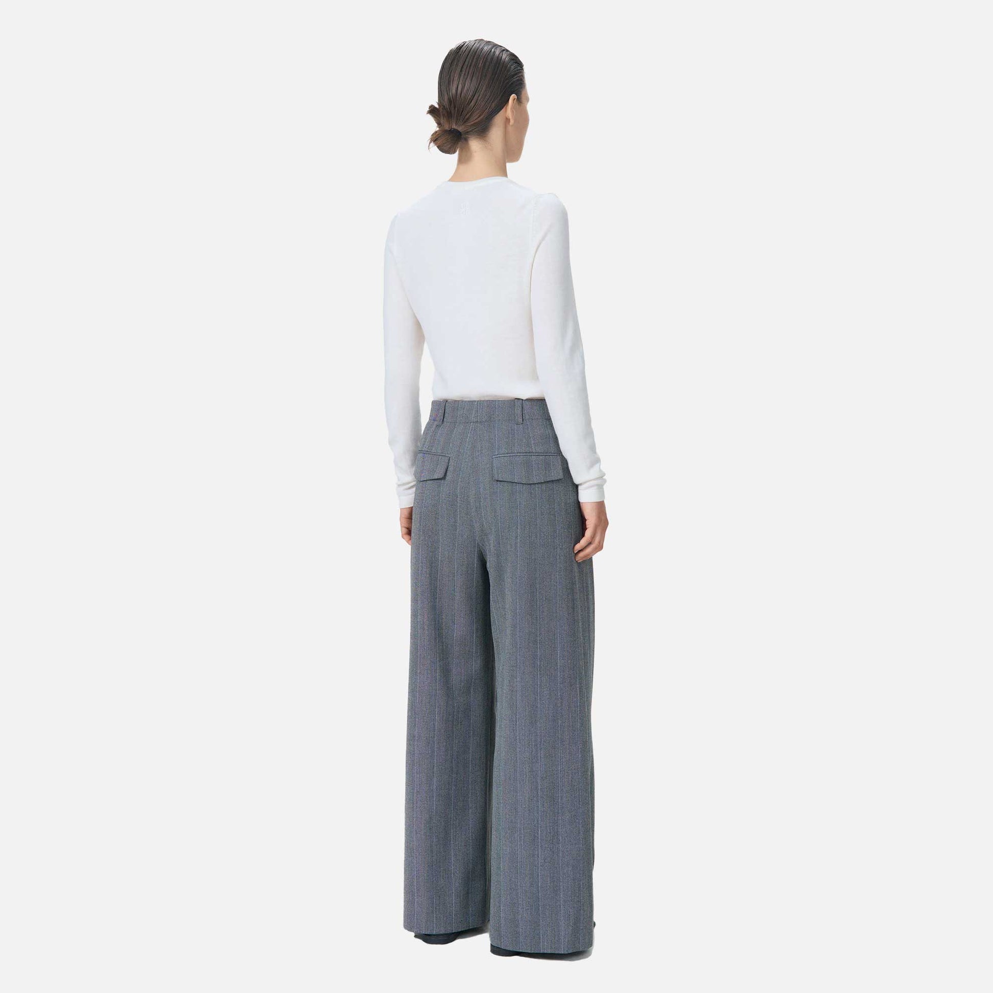 Stella Pants Charcoal Weave