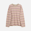 Stripe Pocket Tee Beige
