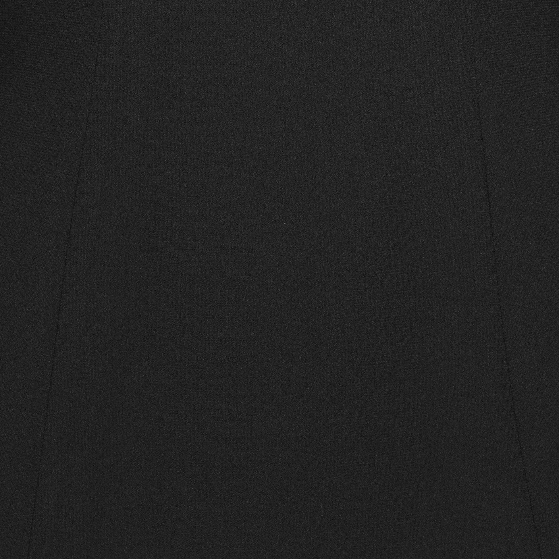 Suiting Flared Mini Dress Black