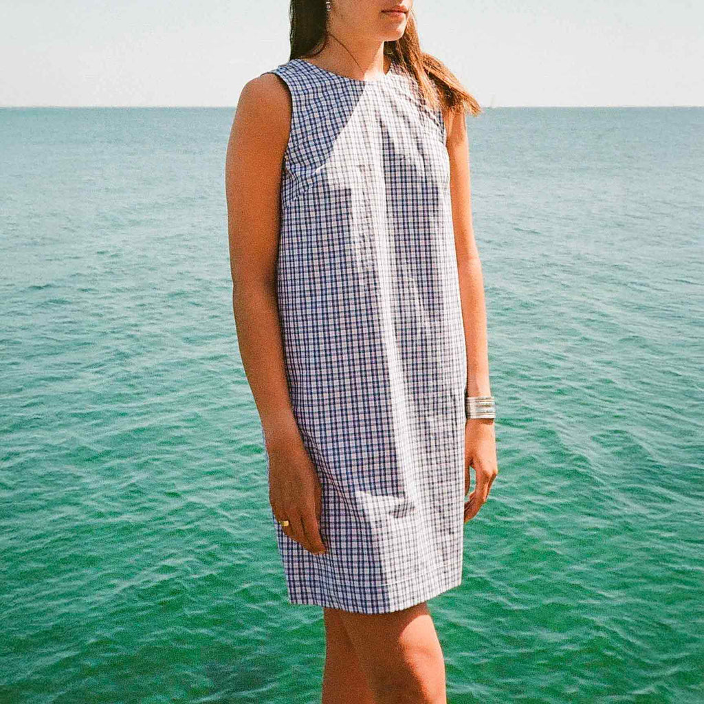 Summer Dress Moonlight Check