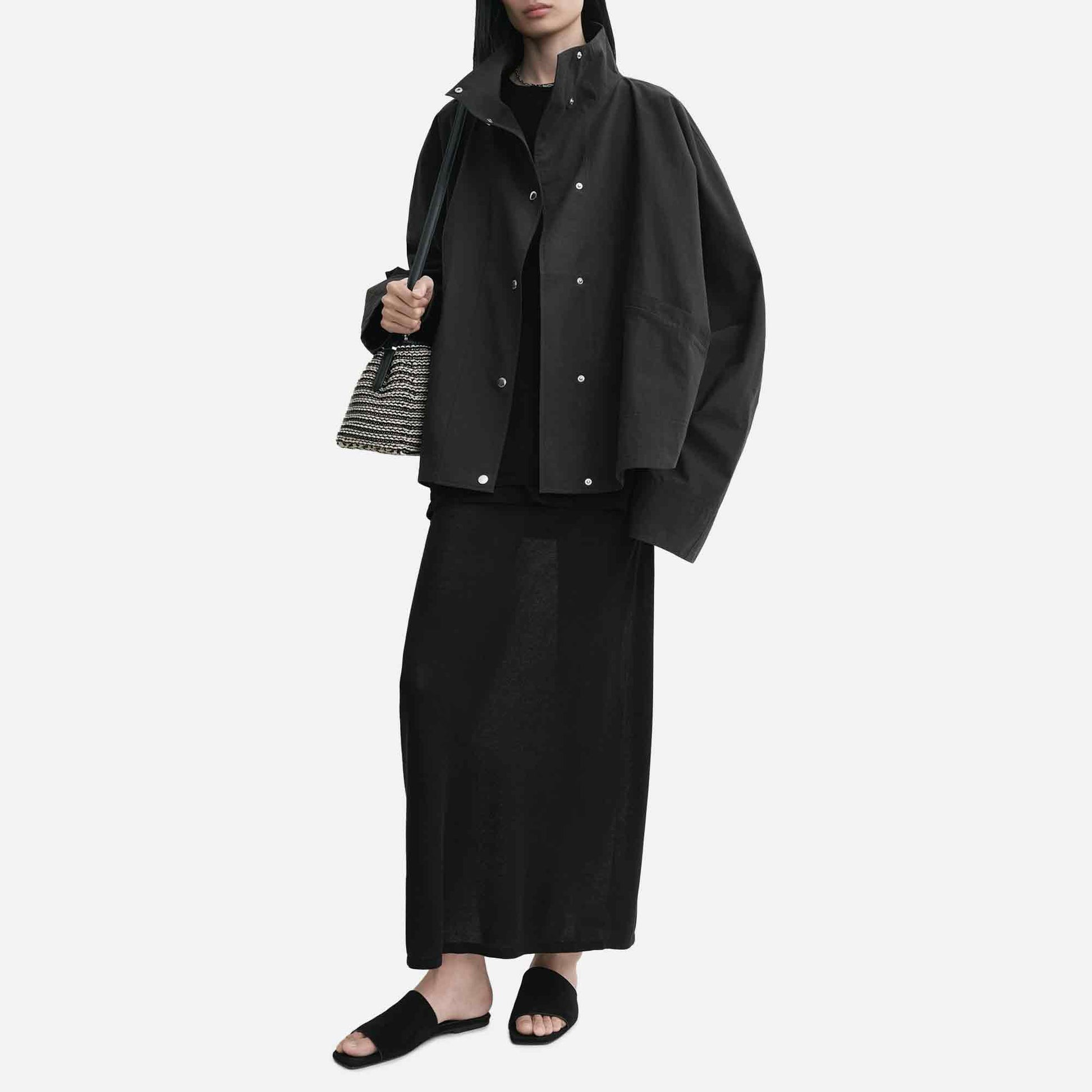 Summer Parachute Jacket Black