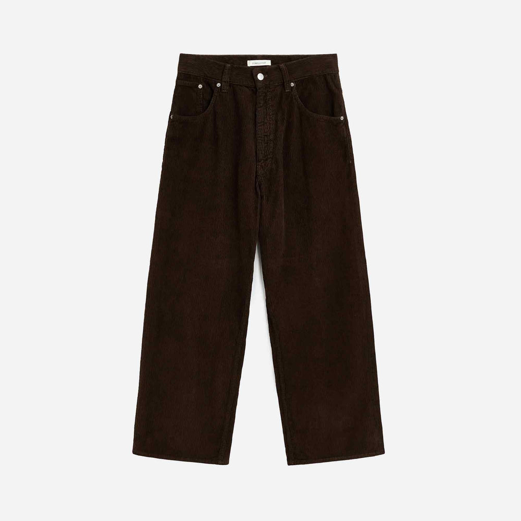 Super Wide Corduroy Pants Brown