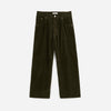 Super Wide Corduroy Pants Green
