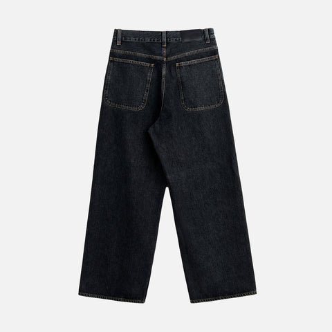 Super Wide Jeans Black Stone