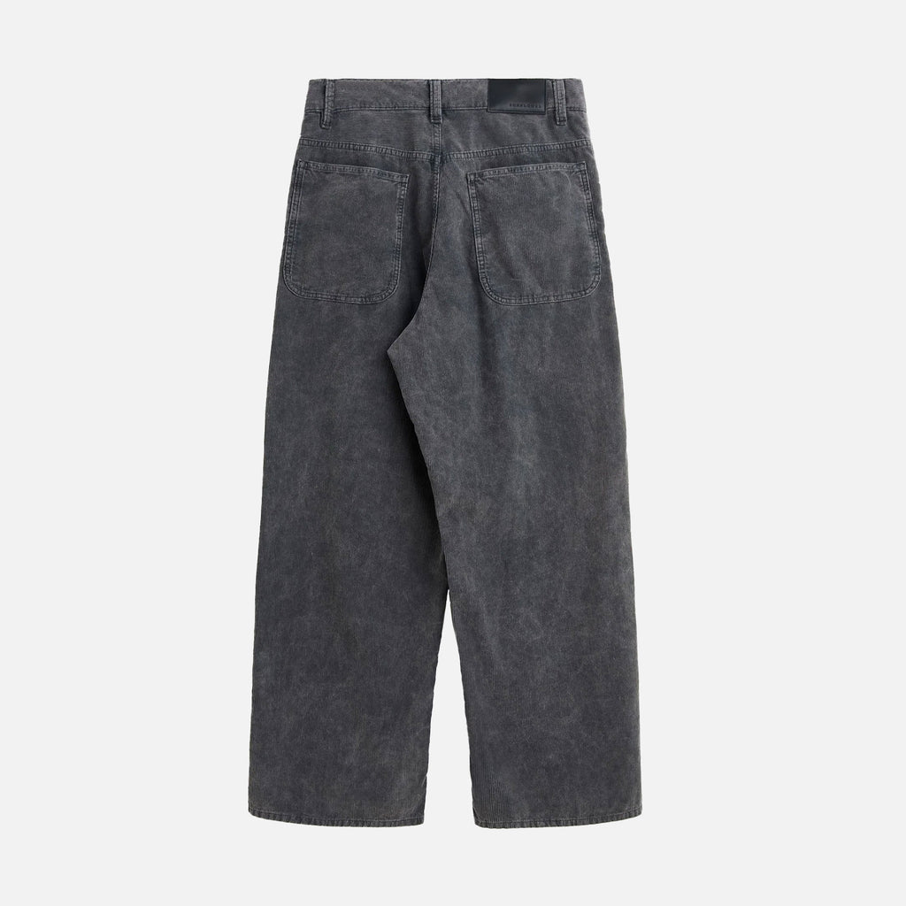Super Wide Corduroy Pants Grey