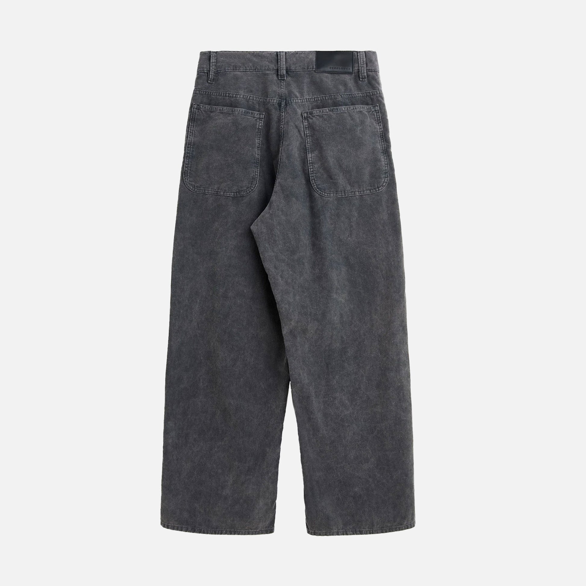 Super Wide Corduroy Pants Grey
