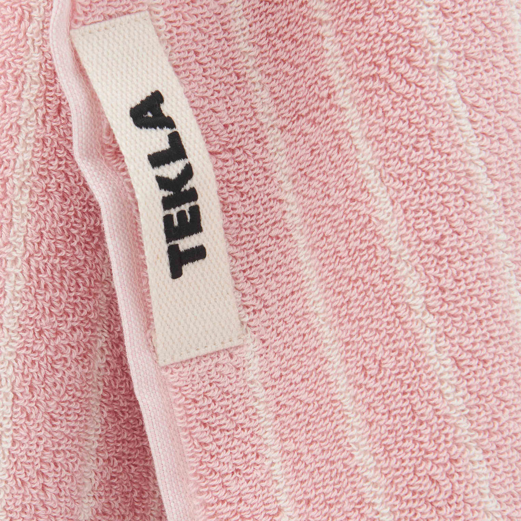 Bath Towel Shaded Pink Stripes