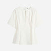 Tailored Cotton Top White