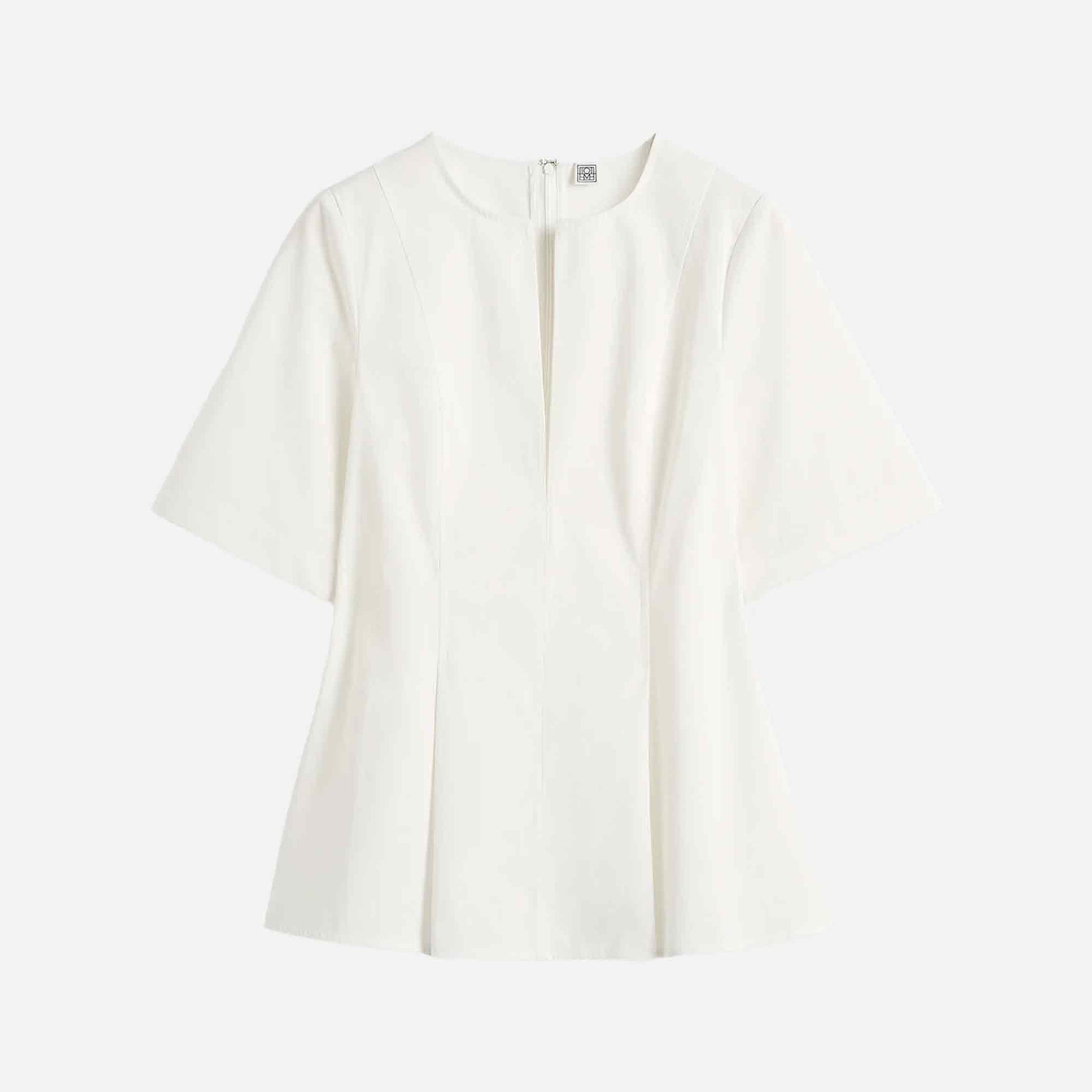 Tailored Cotton Top White