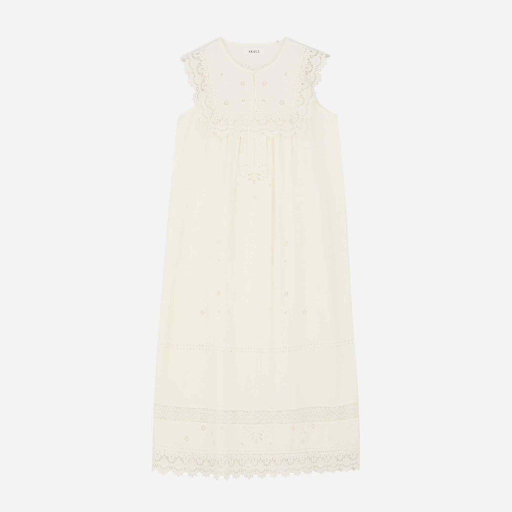 Tallulah Dress Antique White