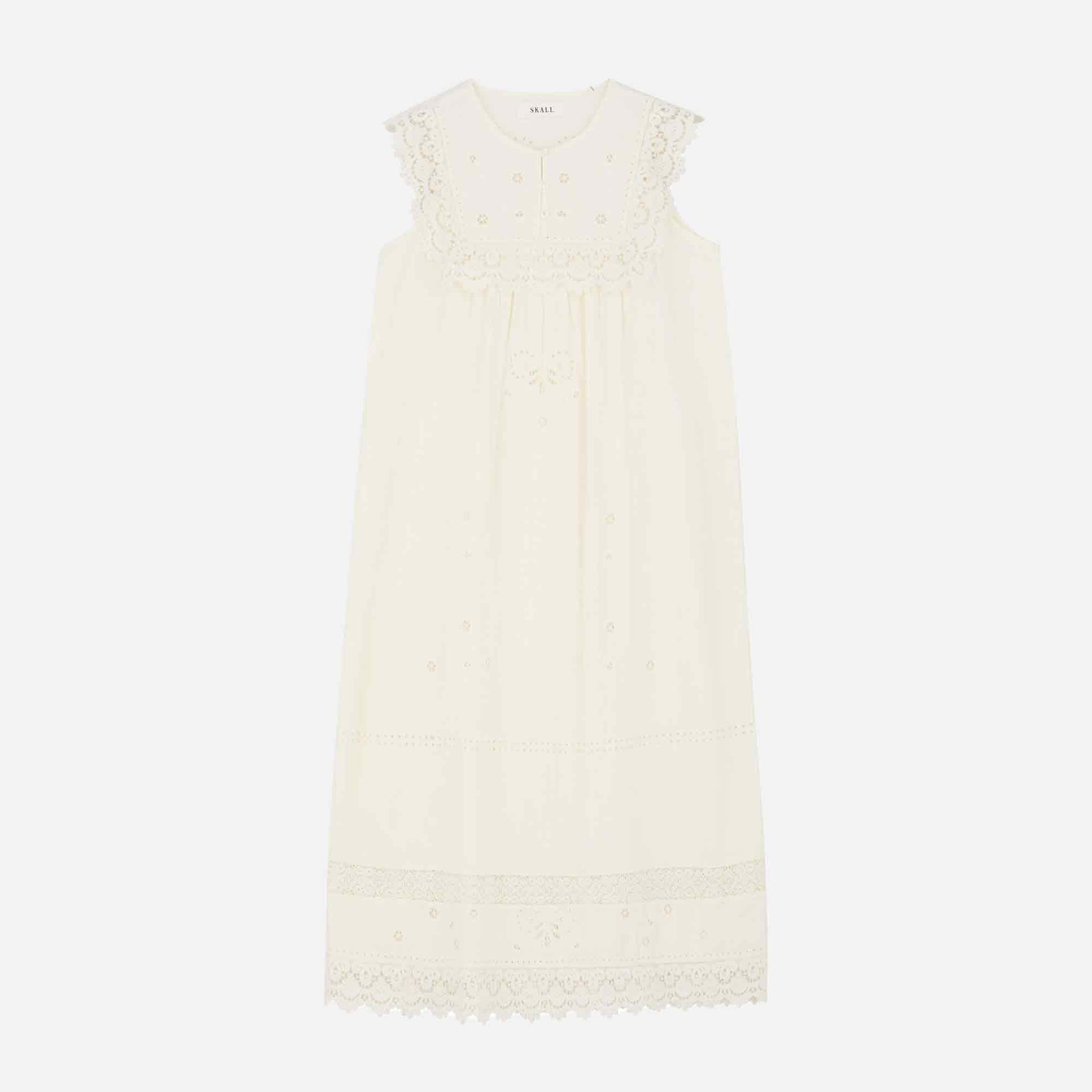Tallulah Dress Antique White