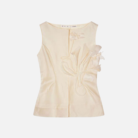 Tami-Atelier Top Silk Ivory