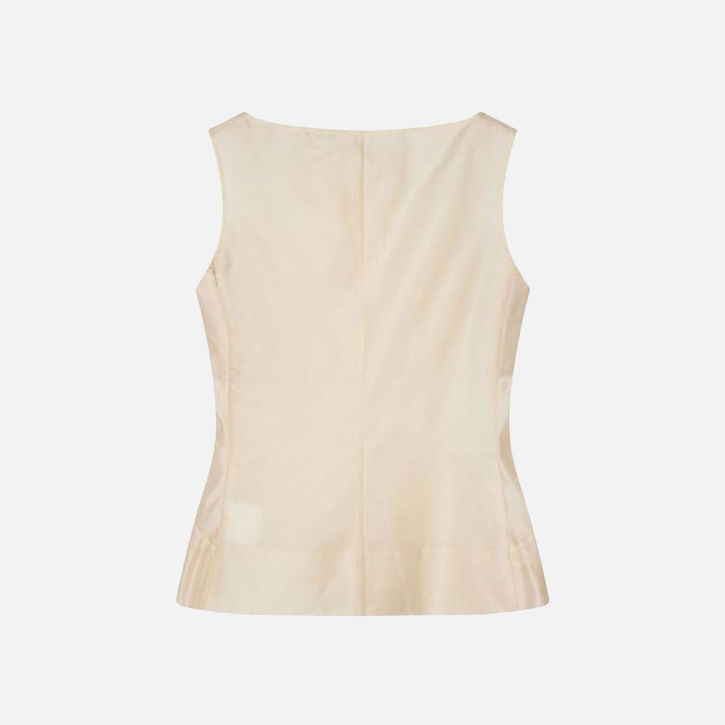 Tami-Atelier Top Silk Ivory