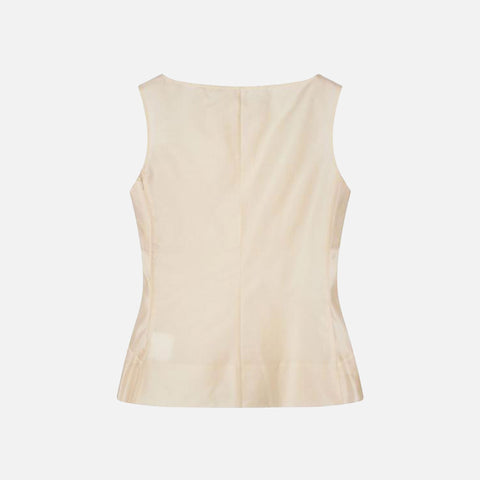 Tami-Atelier Top Silk Ivory