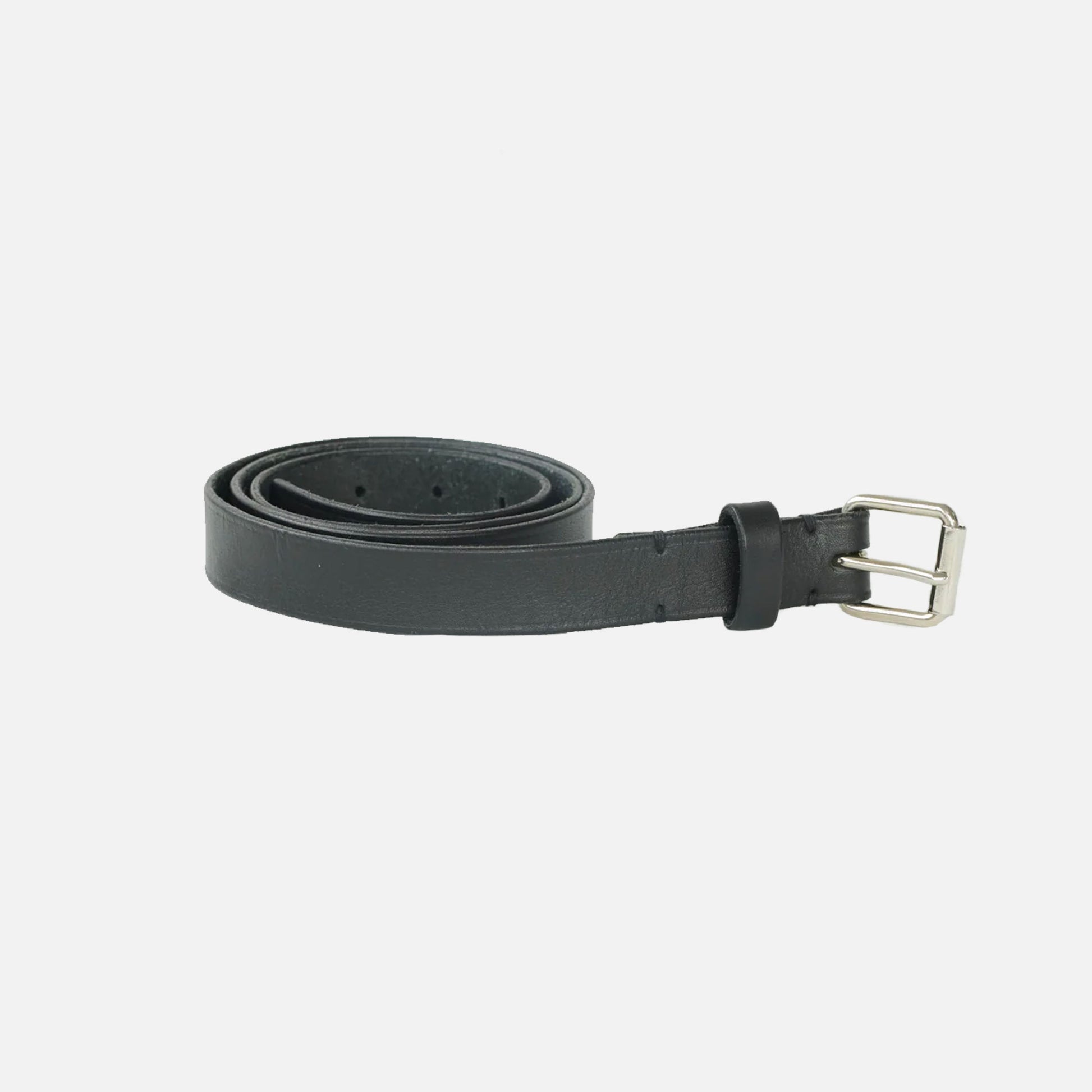 Tärnsjö Belt Narrow Logo Buckle Black