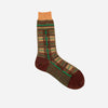 Tartan Check Socks Brown