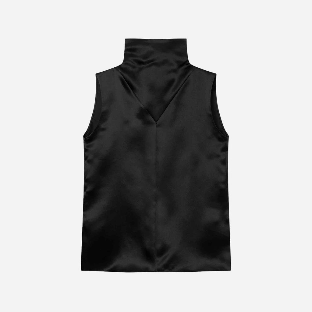 Tasha-Atelier Silk Top Black