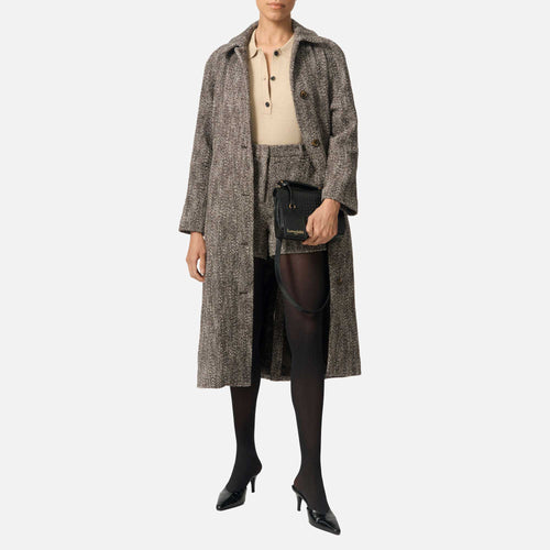 Taylor Coat Herringbone Brown