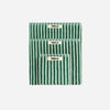 Guest Towel Teal Green Stripes