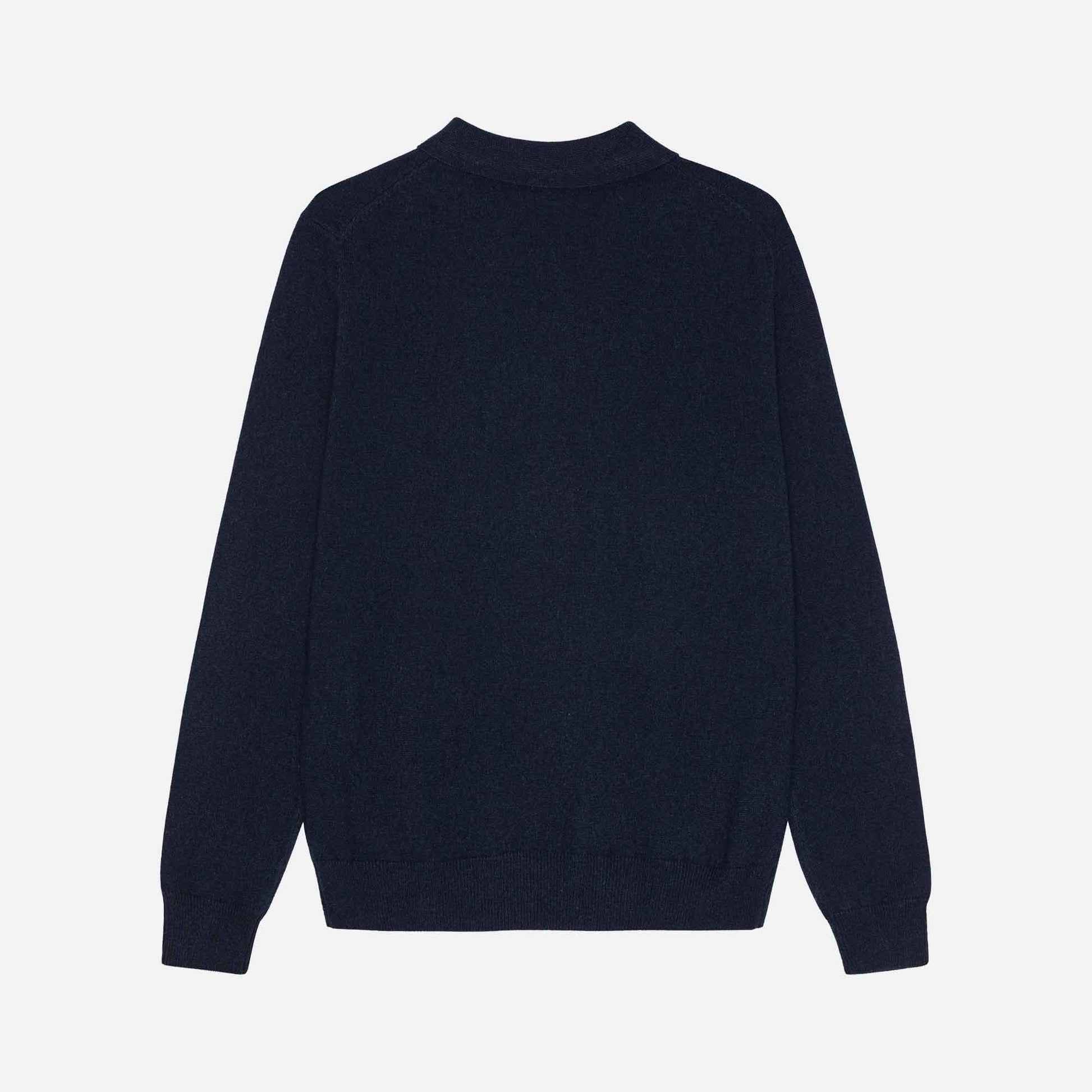 Ted Cashmere Polo Navy