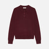 Ted Cashmere Polo Burgundy