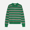 Ted Cashmere Polo Stripe Green