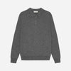 Ted Cashmere Polo Gray Melange