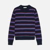 Ted Cashmere Polo Stripe Navy