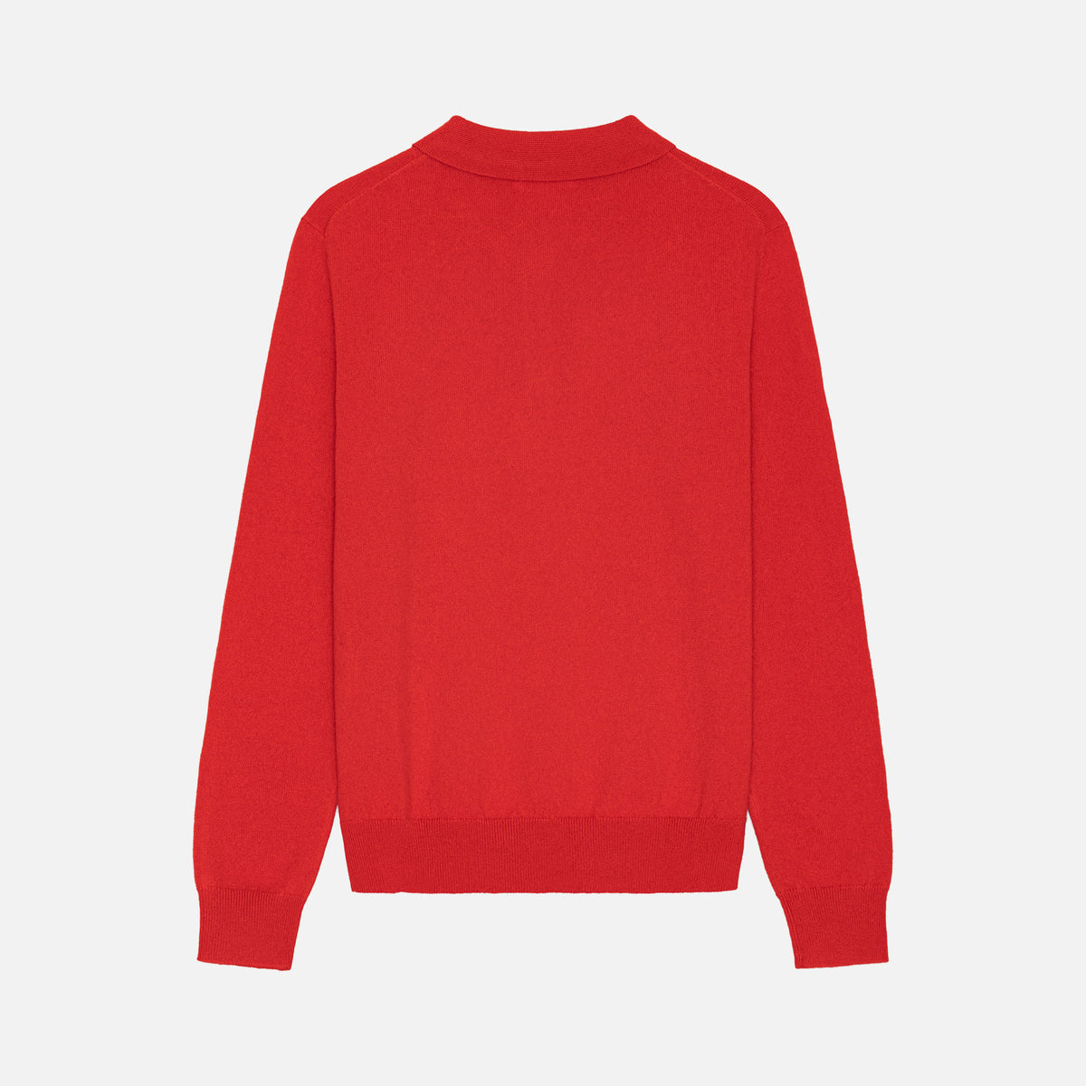 Ted Cashmere Polo Lava Red