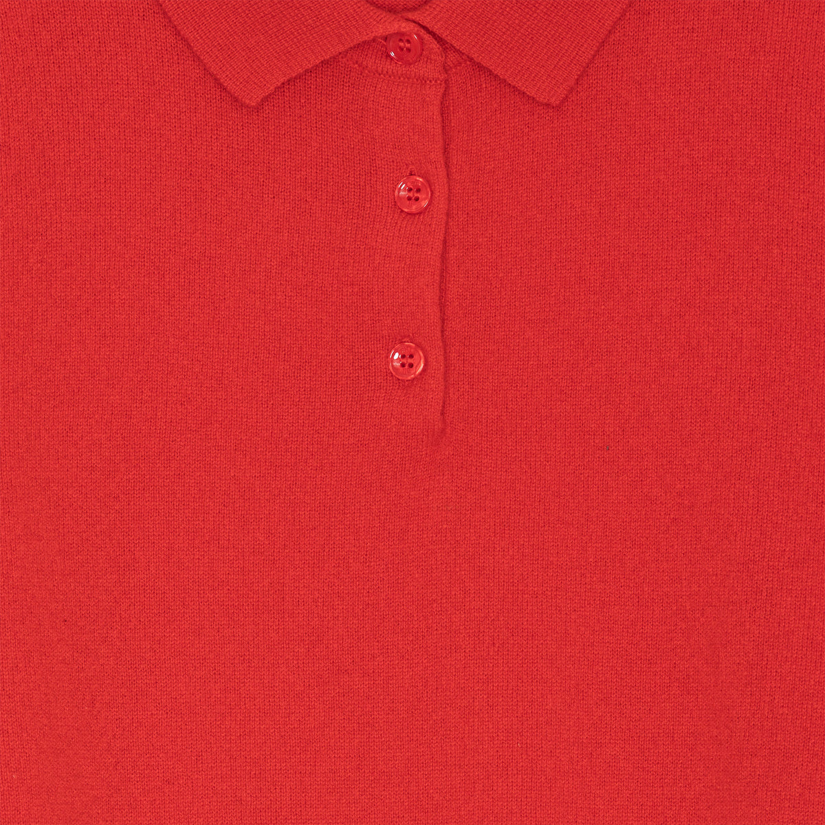 Ted Cashmere Polo Lava Red