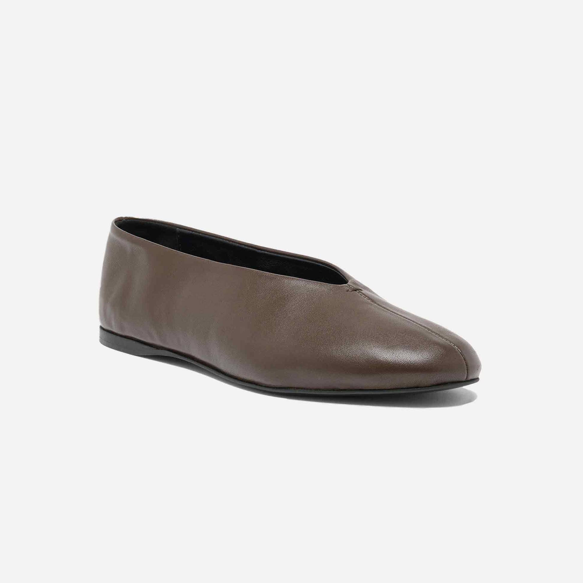 Tee Ballet Flats Mahogany