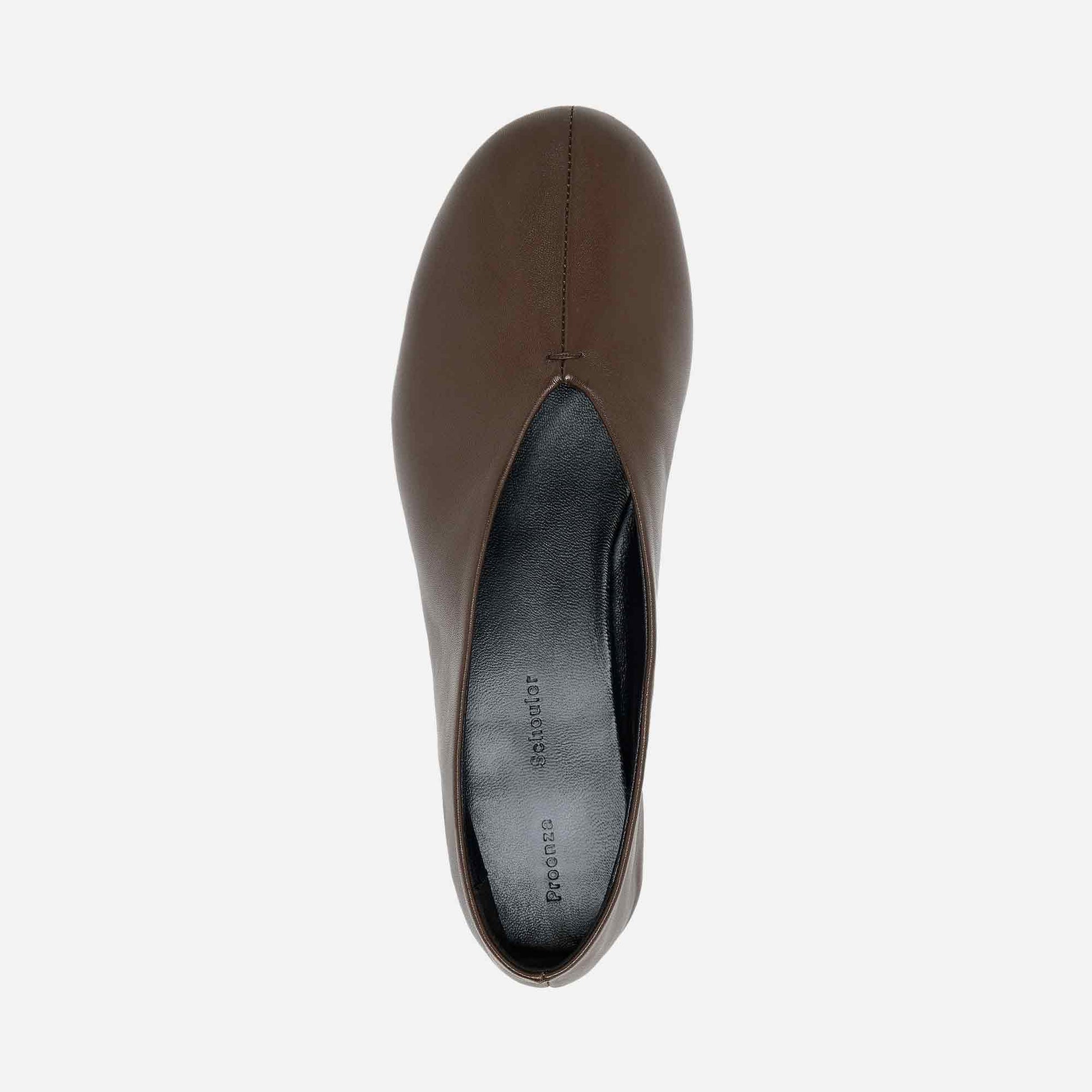 Tee Ballet Flats Mahogany
