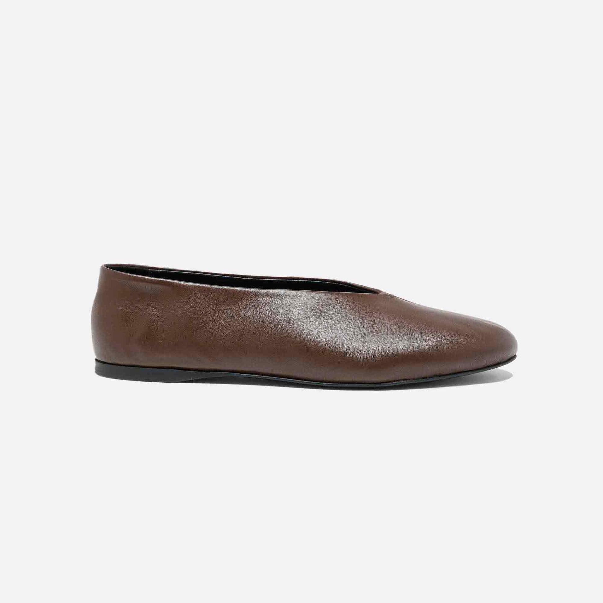Tee Ballet Flats Mahogany