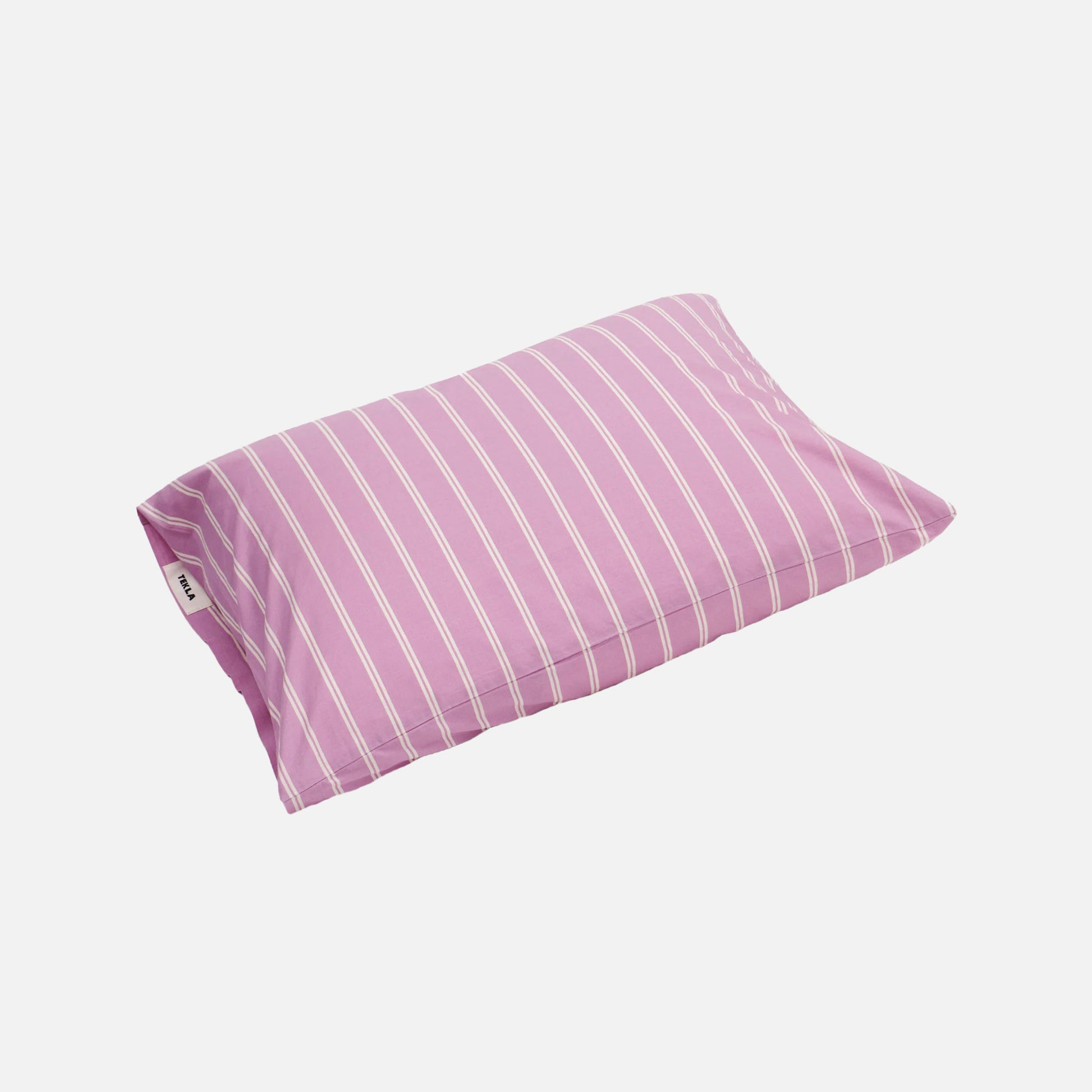 Percale Pillow Sham Mallow Pink Stripes