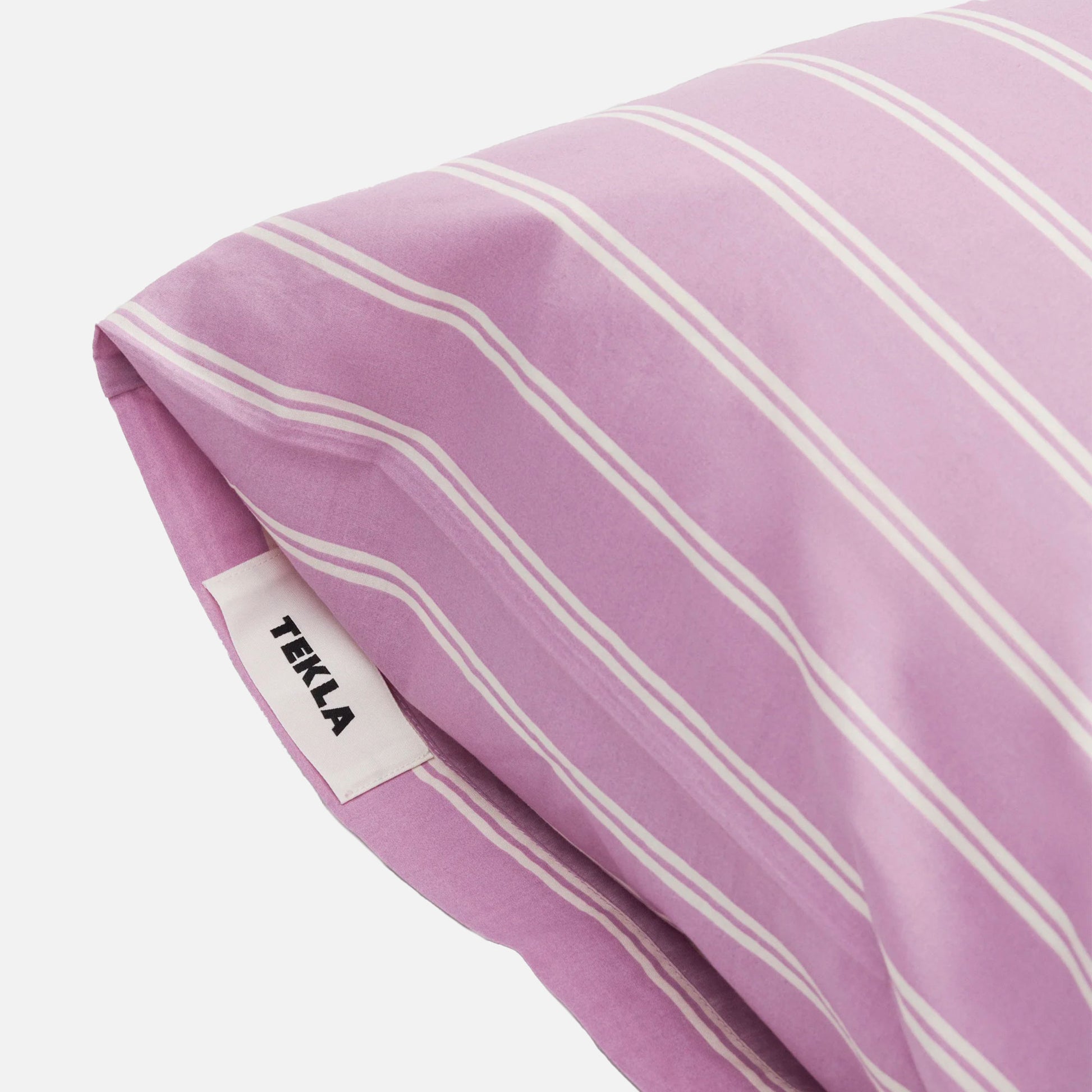 Percale Pillow Sham Mallow Pink Stripes