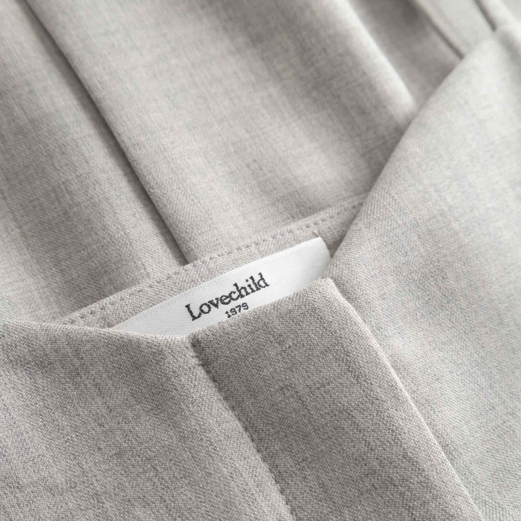 Thalia Top Light Grey Melange