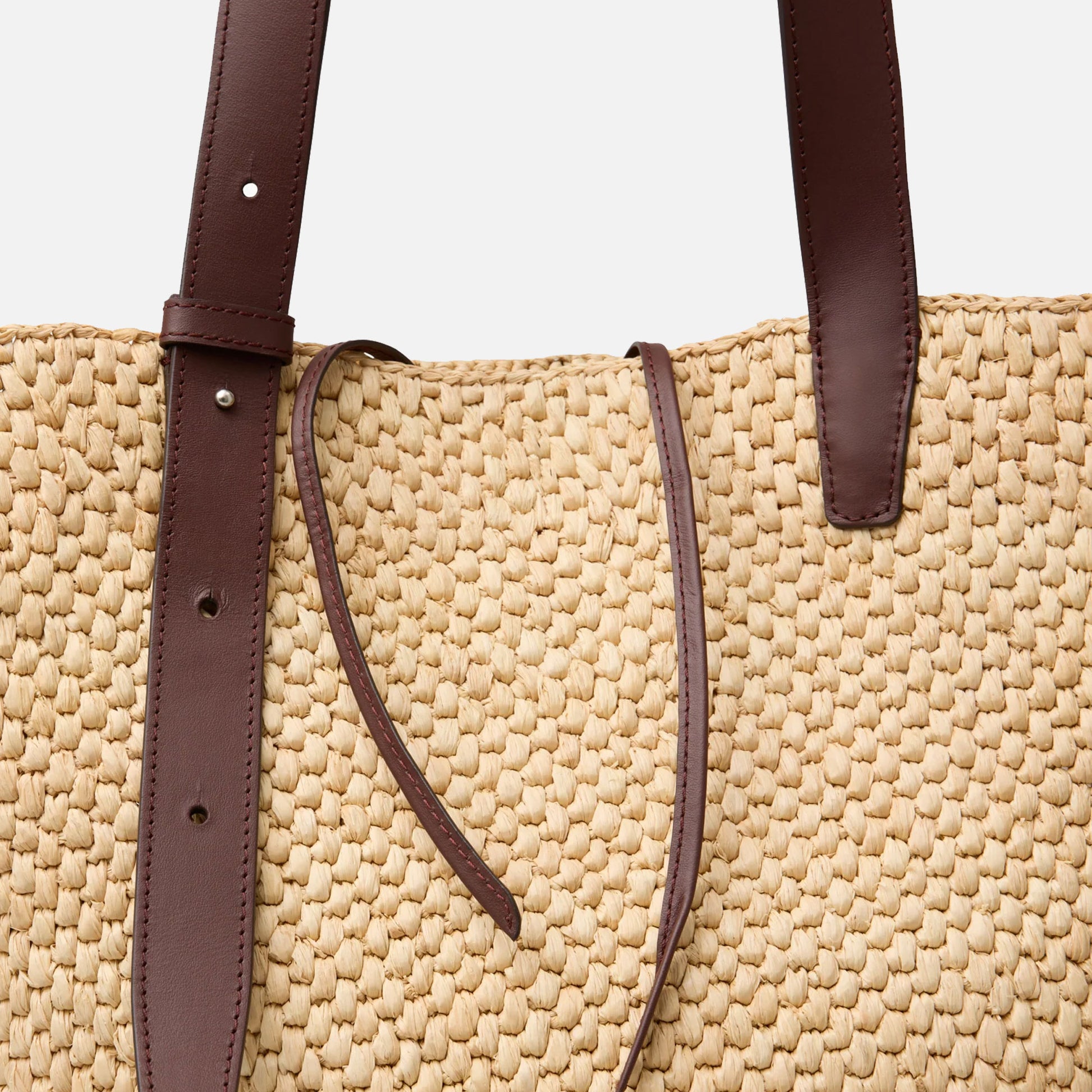 The Bianca Large Raffia Bag Natural