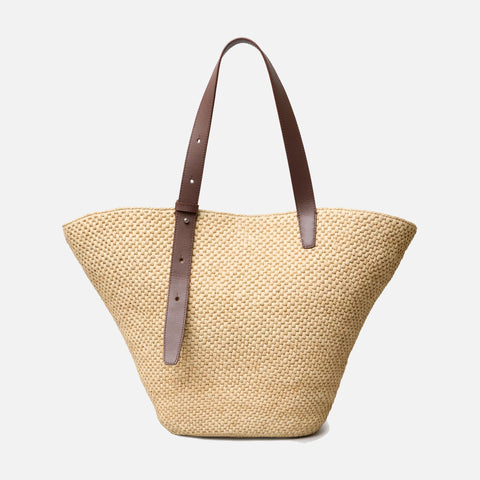 The Bianca Large Raffia Bag Natural