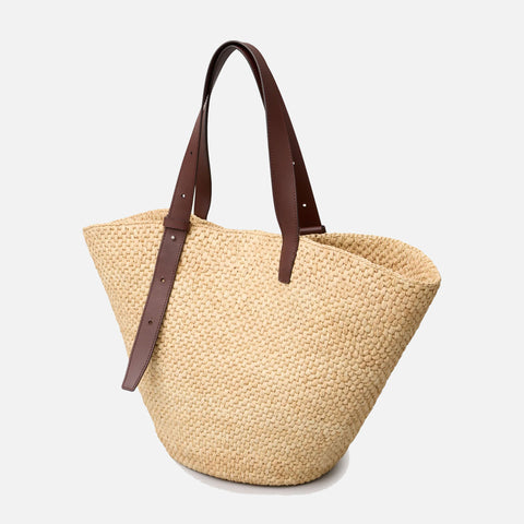 The Bianca Large Raffia Bag Natural