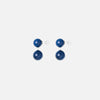 The Hannah Earrings Blue Dyed Jade