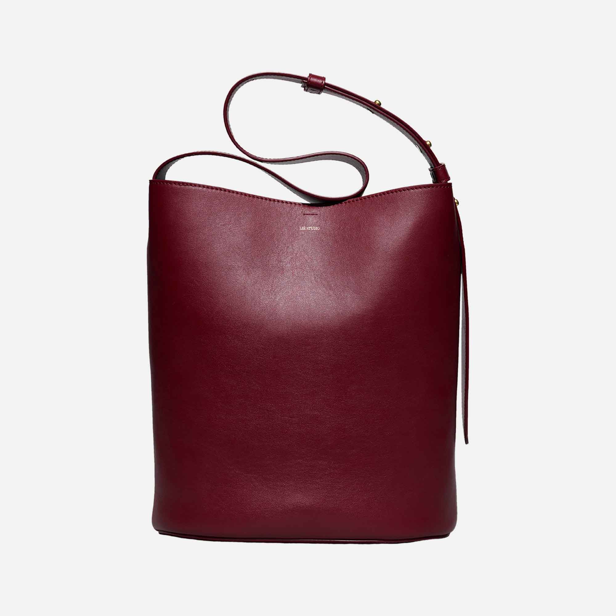 The Norma Tote Burgundy Red