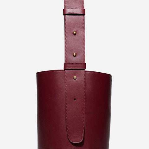 The Norma Tote Burgundy Red