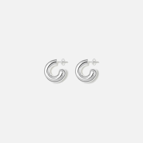 The Rose Earrings Silver