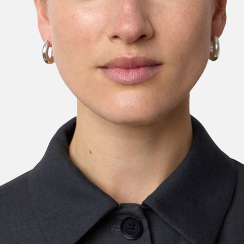 The Rose Earrings Silver
