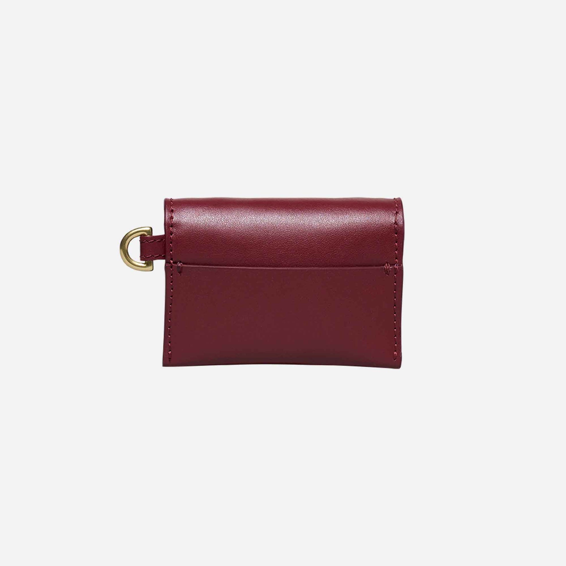 The Stella Wallet Burgundy Red