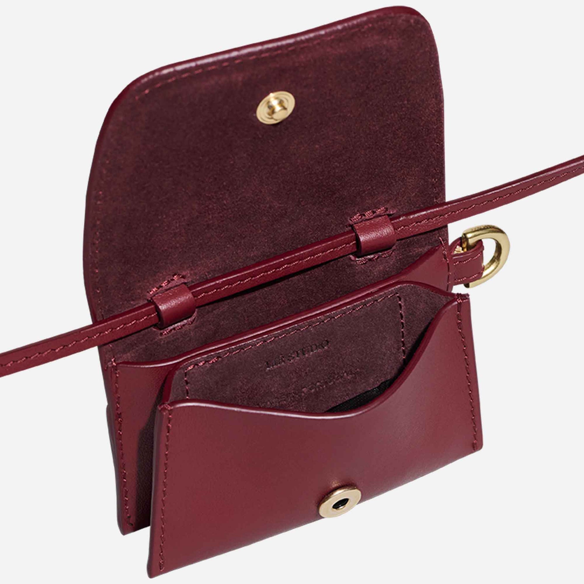 The Stella Wallet Burgundy Red
