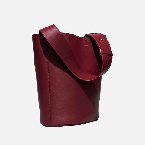 The Norma Tote Burgundy Red