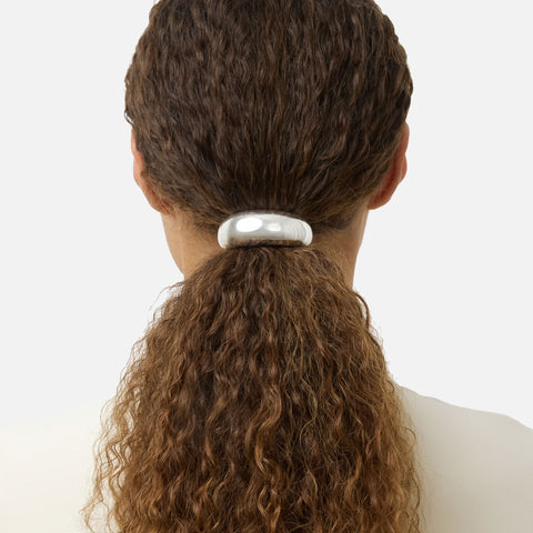 The Thea Hair Tie Silver